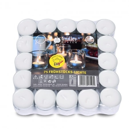 Weiße Schwimmkerzen 20er Set - 2,4x6 Cm Paraffin Kerzen Mit 3,5h Brenndauer