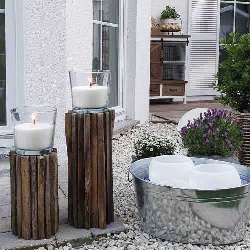 XXL Outdoor-Kerzenglas „Finca“