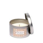 Duftkerze "Christmas" in Metalldose, Sweet Almond