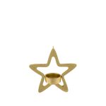 Stern-Hänger mit Teelichthalter, 14 cm, gold
