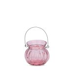 Teelichthalter aus Glas, mit Henkel – Bild 2