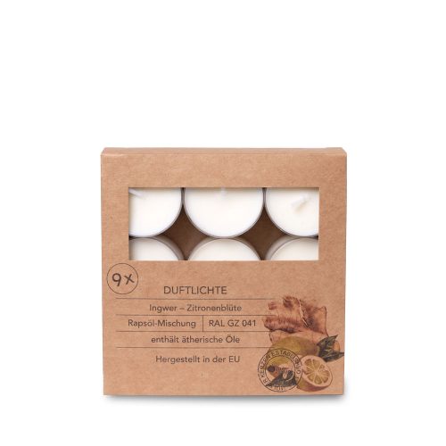 Duftlichte Clear Cup im 9er Pack