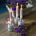 Kronenkerzen "Dip Dye" 3er-Set – Bild 3