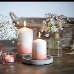 Stumpenkerze "Dip Dye" 80/57 – Bild 3