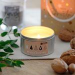 Duftkerze "Tree" in Metalldose, Sweet Almond – Bild 3