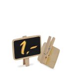Holzclip mit Memotafel – Bild 2