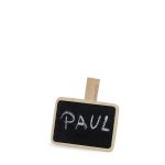 Holzclip mit Memotafel