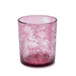 Windlicht-Glas, 8 cm, rosa