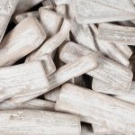 Deko-Holz, 80-120 mm, weiß – Bild 2