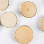 Deko-Holzscheiben, 30-80 mm, braun – Bild 2