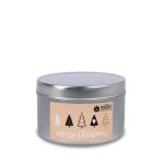 Duftkerze "Tree" in Metalldose, Sweet Almond