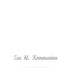 Schriftzug "Zur hl. Kommunion", 80/10mm – Bild 2