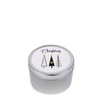 Duftkerze in Metalldose "Creme", Sweet Almond, 52/80 mm – Bild 2