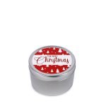 Duftkerze in Metalldose "Rot", Sweet Almond, 52/80 mm – Bild 2