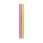 Verzierwachsrundstreifen "Regenbogen", 2x230mm, 18 Stück – Bild 2