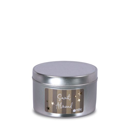 Duftkerze in Metalldose, Sweet Almond